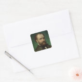 Portret van Charles Gounod Vierkante Sticker (Envelop)