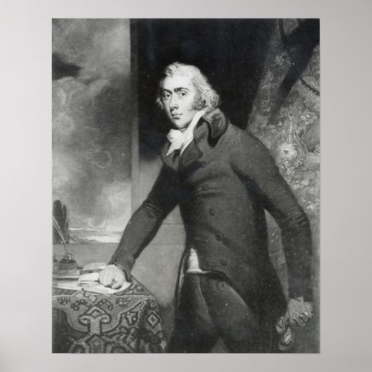 Portret van Charles Gray, Earl Gray Poster (Voorkant)