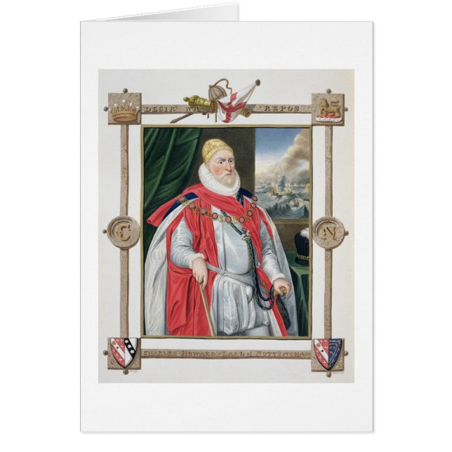 Portret van Charles Howard (1536-1624) 2de Baron o (Voorkant)