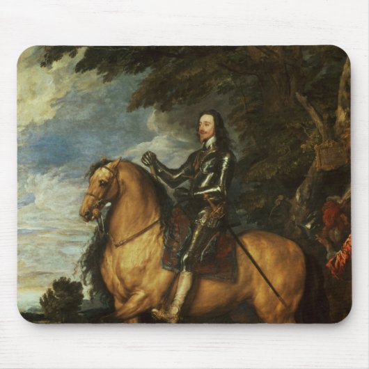 Portret van Charles I c.1637-38 Muismat (Voorkant)