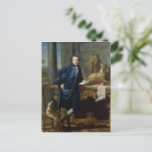 Portret van Charles John Crowle van Crowle Briefkaart (Staand voorkant)