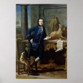 Portret van Charles John Crowle van Crowle Poster (Voorkant)