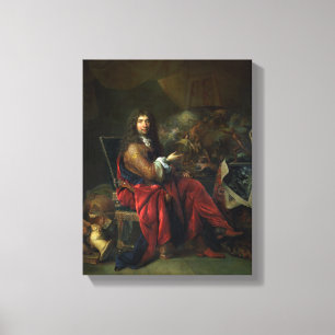 Portret van Charles Le Brun (1619-90) 1686 (olie o Canvas Afdruk