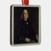 Portret van Charles Leconte de Lisle 1885 Metalen Ornament (Rechts)