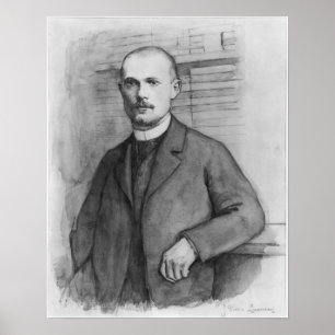 Portret van Charles Peguy Poster
