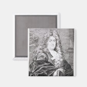 Portret van Charles Perrault Magneet (Voorkant / Achterkant)