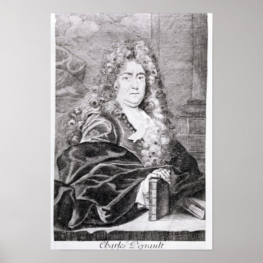 Portret van Charles Perrault Poster (Voorkant)