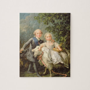 Portret van Charles Philippe van Frankrijk (1757-1 Legpuzzel