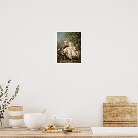 Portret van Charles Philippe van Frankrijk (1757-1 Poster (Keuken)