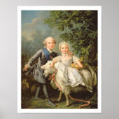 Portret van Charles Philippe van Frankrijk (1757-1 Poster (Voorkant)