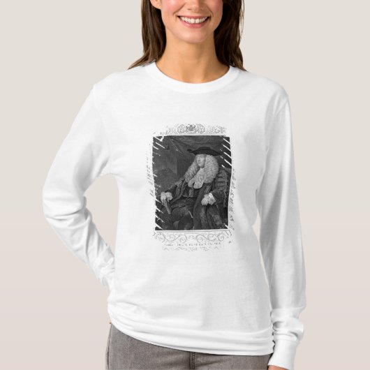 Portret van Charles Pratt, 1st Earl Camden T-shirt (Voorkant)
