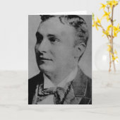 Portret van Charles Spencer Chaplin, SR Kaart (Gele Bloem)