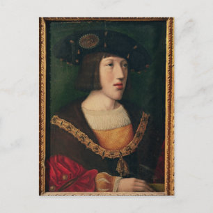 Portret van Charles V Briefkaart