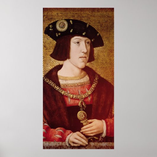 Portret van Charles V Poster (Voorkant)