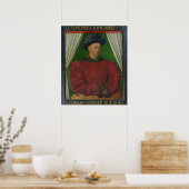 Portret van Charles VII, c.1445-50 Poster (Keuken)