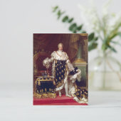 Portret van Charles X in Coronation Robes, 1827 Briefkaart (Staand voorkant)