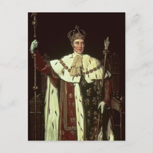 Portret van Charles X van Frankrijk, 1829 Briefkaart (Voorkant)