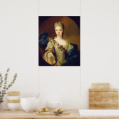 Portret van Charlotte Aglae van Orleans, 1720's Poster (Keuken)