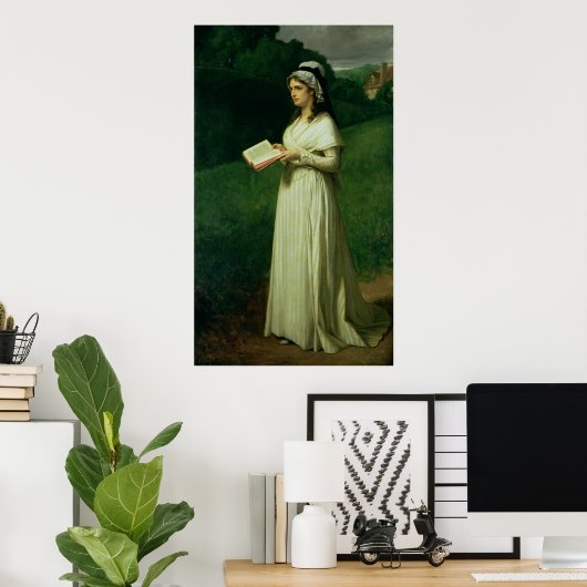 Portret van Charlotte Corday Poster (Thuiskantoor)
