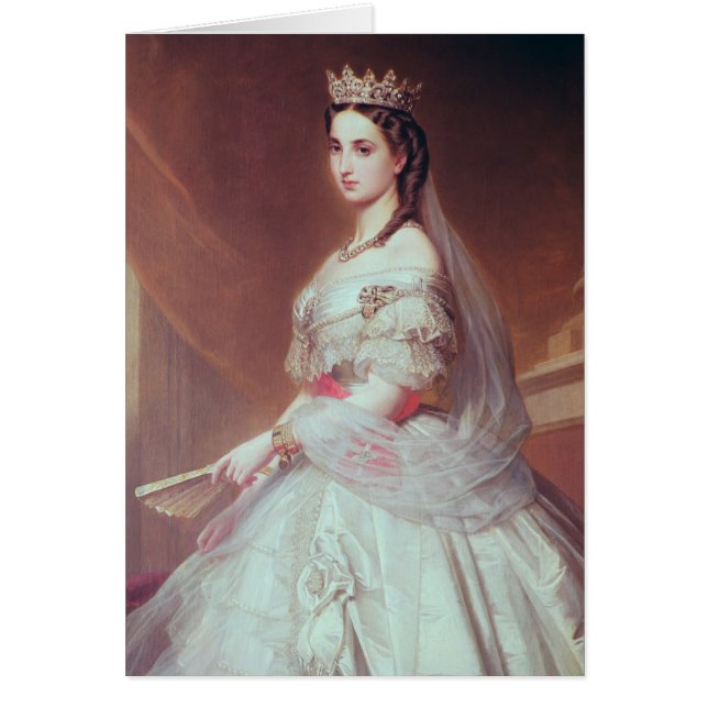 Portret van Charlotte van Saxe-Cobourg-Gotha (Voorkant)