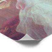 Portret van Charlotte van Saxe-Cobourg-Gotha Poster (Hoek)