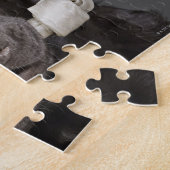 Portret van chocoladelabrador legpuzzel (Zijkant)