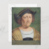 Portret van Christoffel Colombus Briefkaart (Voorkant / Achterkant)