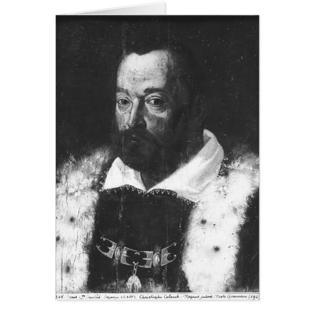 Portret van Christoffel Columbus (Voorkant)