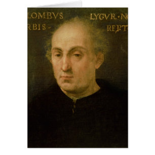 Portret van Christoffel Columbus