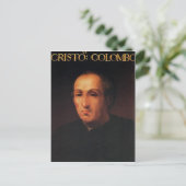 Portret van Christoffel Columbus Briefkaart (Staand voorkant)