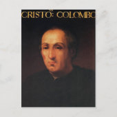 Portret van Christoffel Columbus Briefkaart (Voorkant)