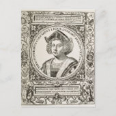 Portret van Christopher Columbus Briefkaart (Voorkant)