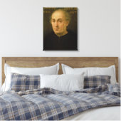 Portret van Christopher Columbus Canvas Afdruk (Insitu (Slaapkamer))