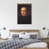 Portret van Christopher Columbus Canvas Afdruk (Insitu (Slaapkamer))