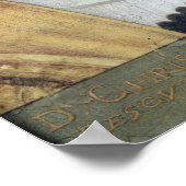 Portret van Christopher Columbus Poster (Hoek)