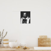 Portret van Christopher Columbus Poster (Keuken)