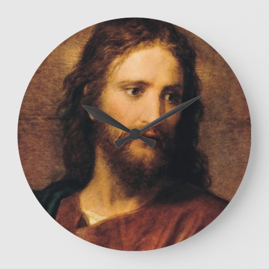 Portret van Christus door Heinrich Hofmann Grote Klok (Voorkant)