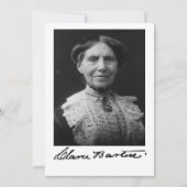 Portret van Clara Barton Kaart (Voorkant)