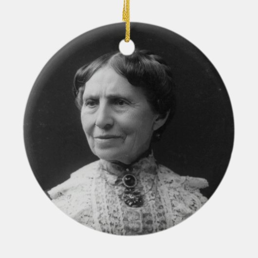 Portret van Clara Barton Later in het leven Keramisch Ornament (Achterkant)