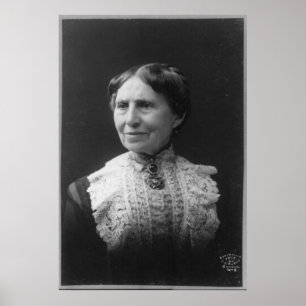 Portret van Clara Barton Later in het leven Poster