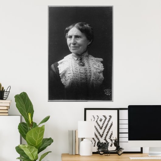 Portret van Clara Barton Later in het leven Poster (Thuiskantoor)