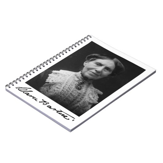 Portret van Clara Barton Notitieboek (Linkerzijde)