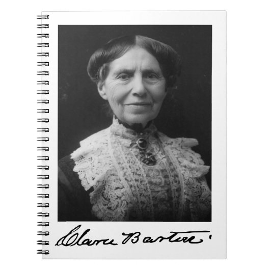 Portret van Clara Barton Notitieboek (Voorkant)