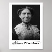 Portret van Clara Barton Poster (Voorkant)