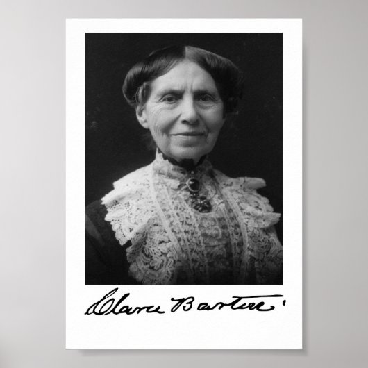 Portret van Clara Barton Poster (Voorkant)