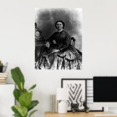 Portret van Clara Barton Poster (Thuiskantoor)