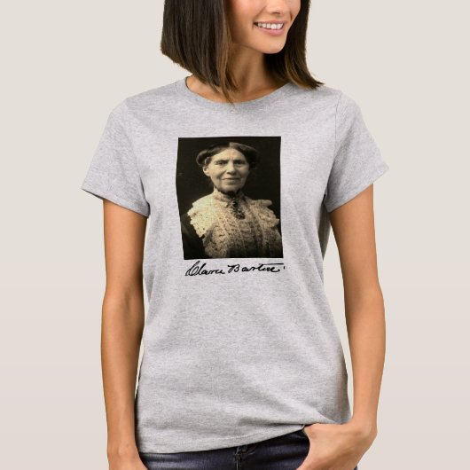 Portret van Clara Barton T-shirt (Voorkant)