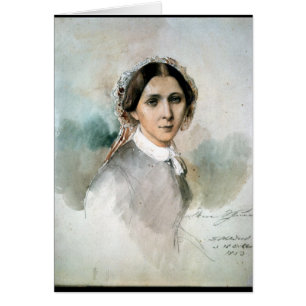 Portret van Clara Schumann 1853