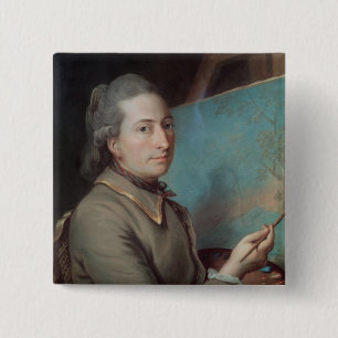 Portret van Claude Dupin Vierkante Button 5,1 Cm