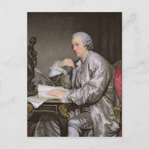 Portret van Claude-Henri Watelet 1763-65 Briefkaart